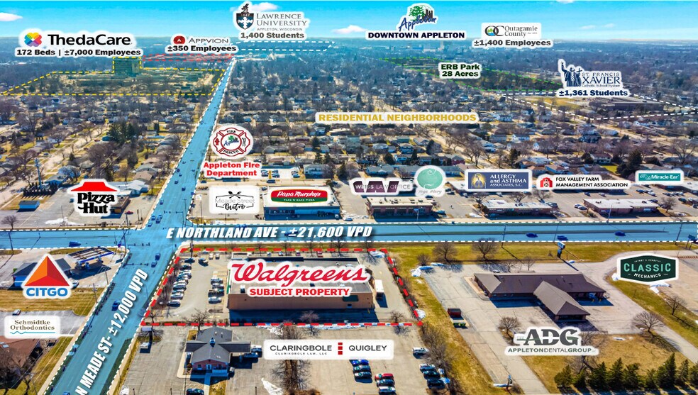 2803 N Meade St, Appleton, WI à vendre - Photo du bâtiment - Image 2 de 3