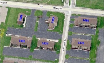 1477 Kenwood Dr, Menasha, WI - AERIAL map view