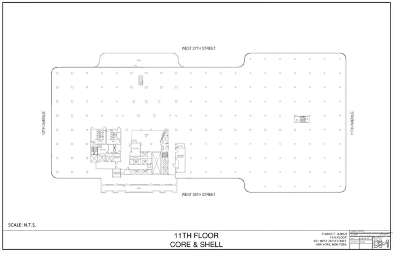 601 W 26th St, New York, NY for lease Floor Plan- Image 1 of 9