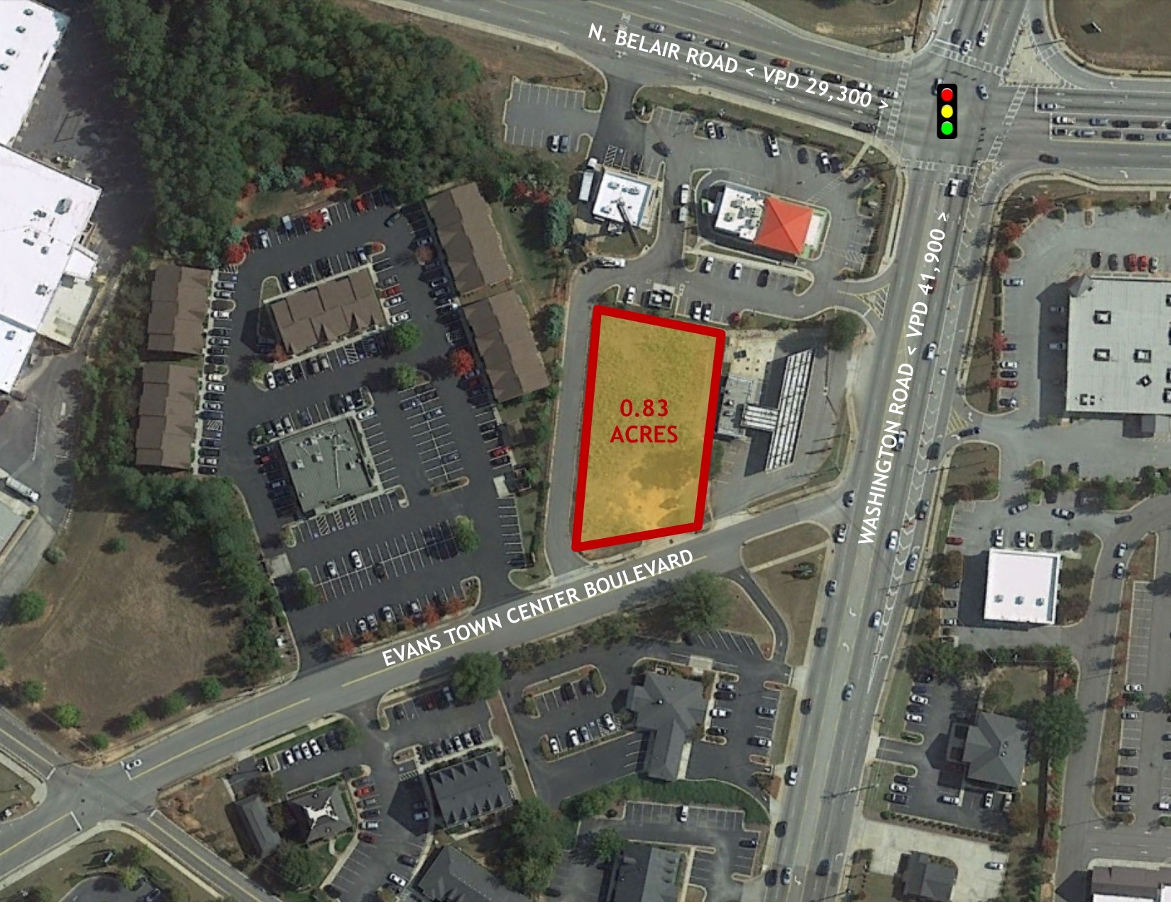 XX Evan Town Ctr, Evans, GA for sale Aerial- Image 1 of 1