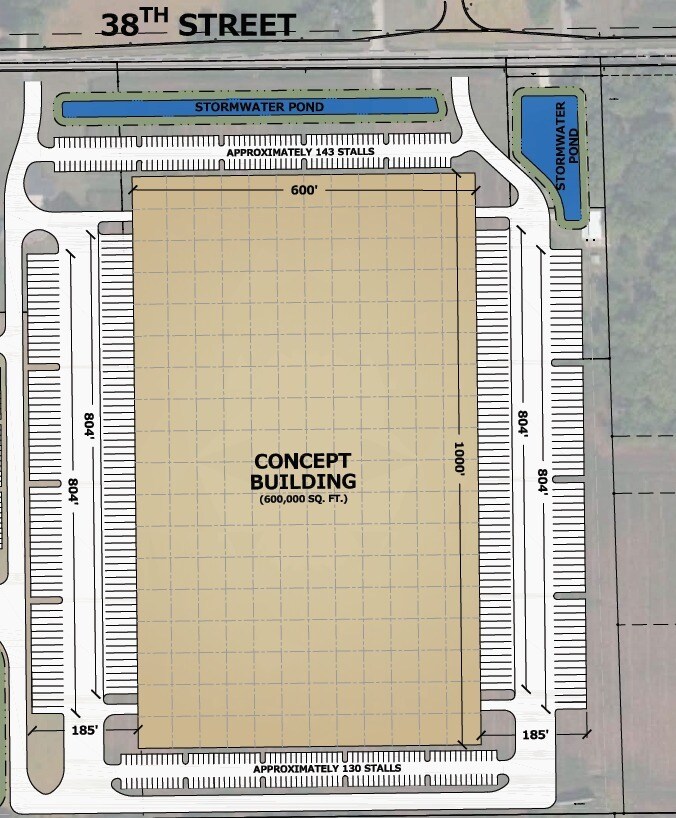 12345 38th St, Kenosha, WI for lease Building Photo- Image 1 of 4