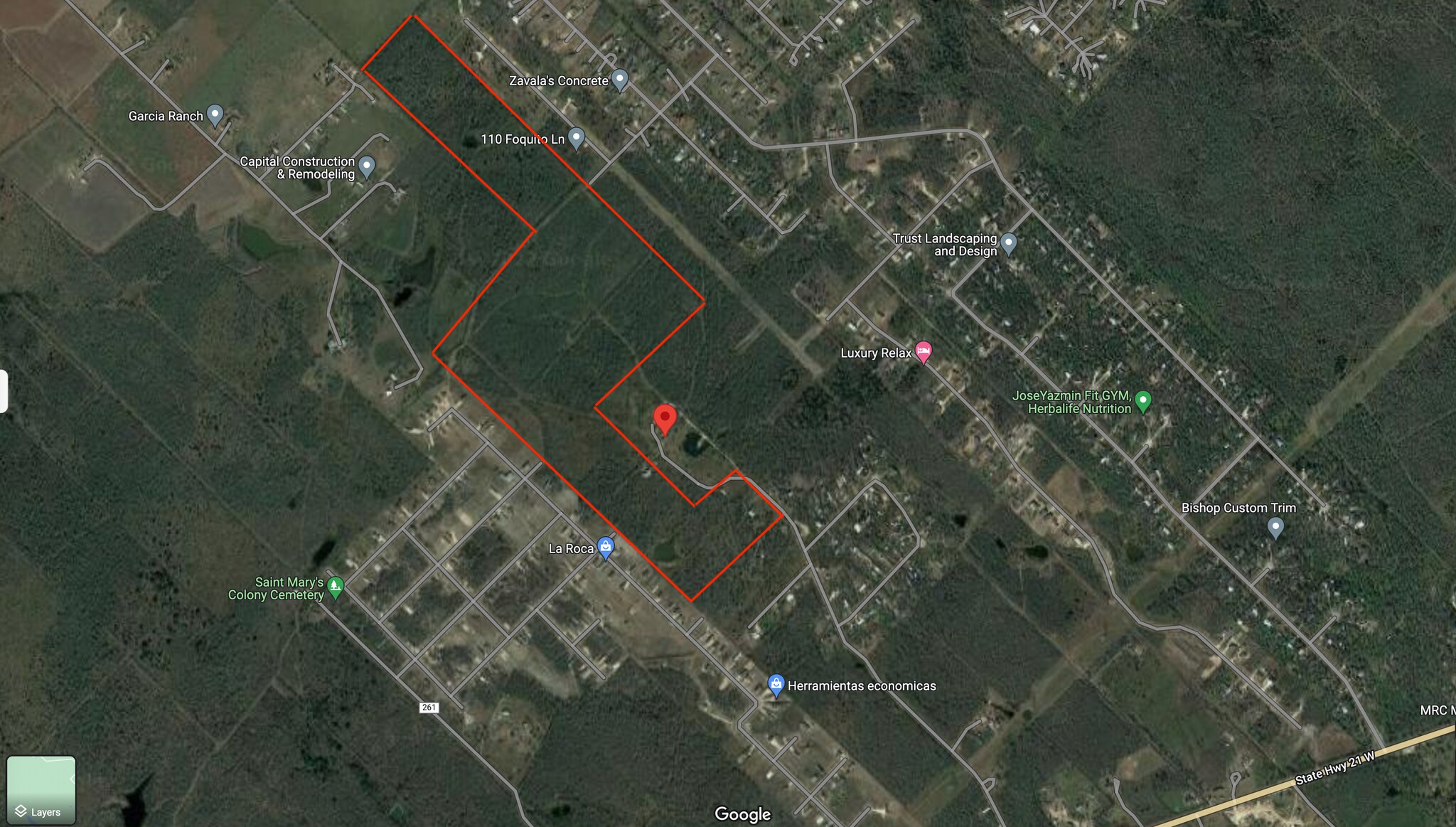 249 Laredo Dr, Dale, TX à vendre Aérien- Image 1 de 2