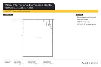 7950-7966 NW 14th St, Miami, FL à louer Plan de site- Image 1 de 1