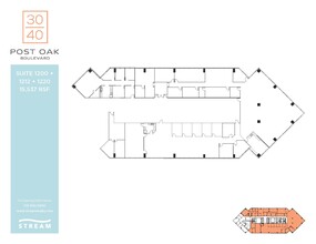 3040 Post Oak Blvd, Houston, TX for lease Floor Plan- Image 2 of 2