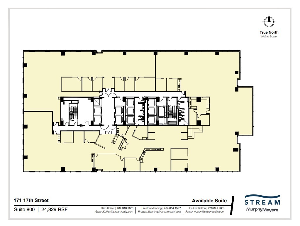 171 17th St NW, Atlanta, GA à louer Plan d  tage- Image 1 de 1