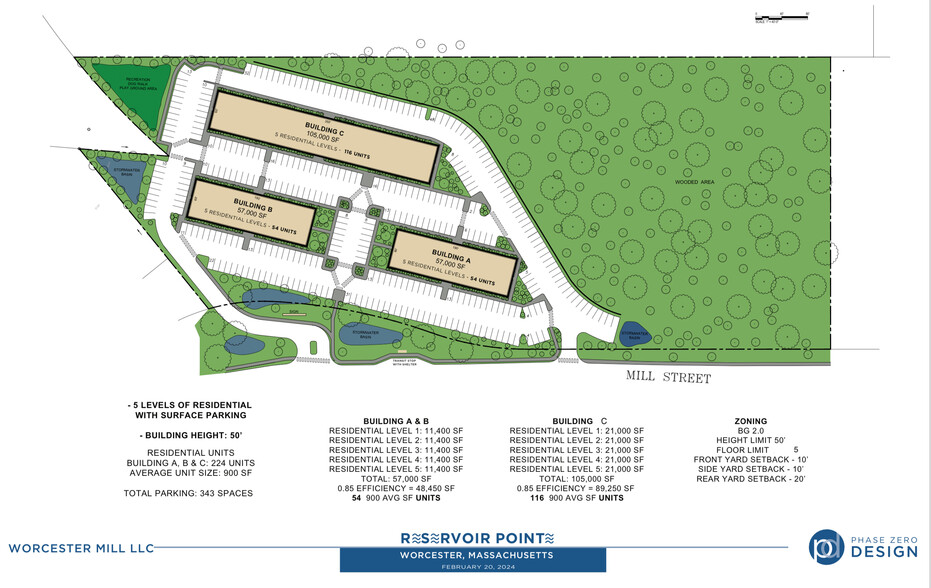 195 Mill St, Worcester, MA for sale - Site Plan - Image 1 of 5