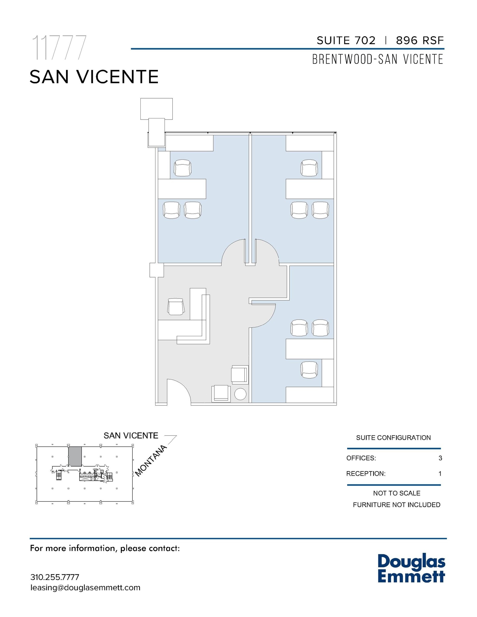 11777 San Vicente Blvd, Los Angeles, CA for lease Floor Plan- Image 1 of 1