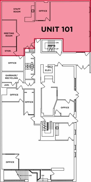 736 Broughton St, Victoria, BC for lease - Floor Plan - Image 3 of 7