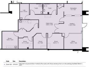 501 N Frederick Ave, Gaithersburg, MD à louer Plan d’étage- Image 1 de 1