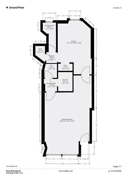 135 Comiston Rd, Edinburgh à louer - Plan d’étage - Image 2 de 2