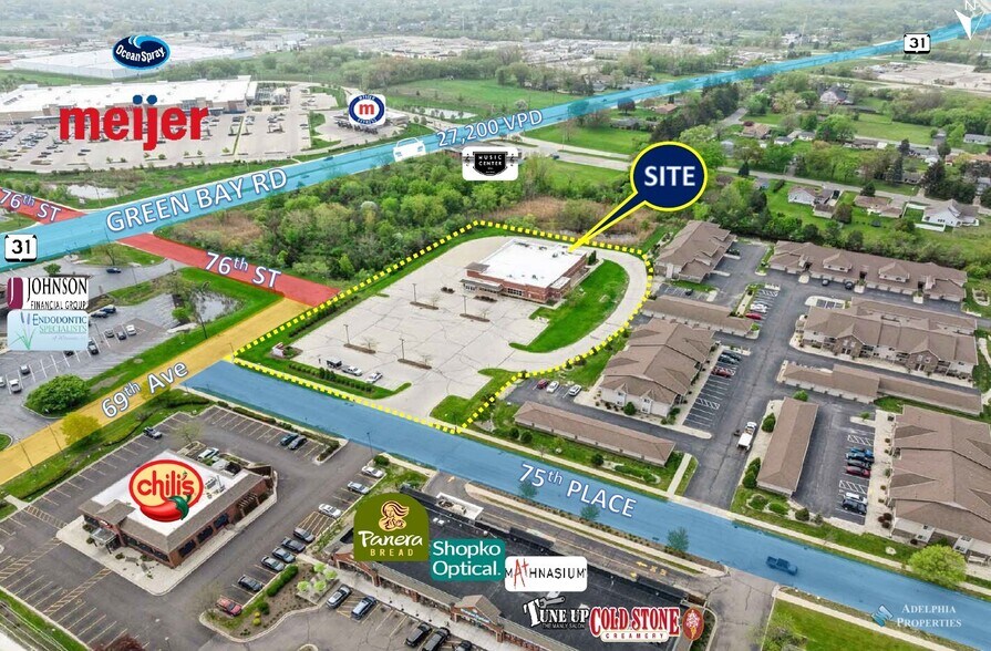 6905 75th Pl, Pleasant Prairie, WI à vendre - Photo du bâtiment - Image 2 de 17