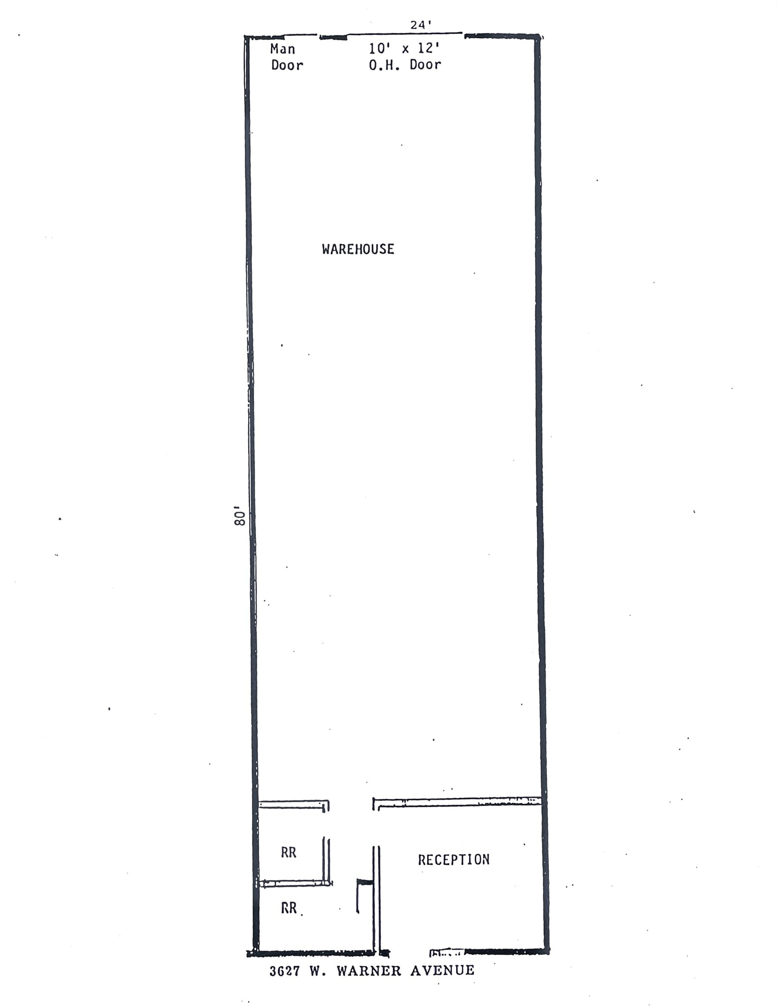 3615-3633 W Warner Ave, Santa Ana, CA for lease Site Plan- Image 1 of 1