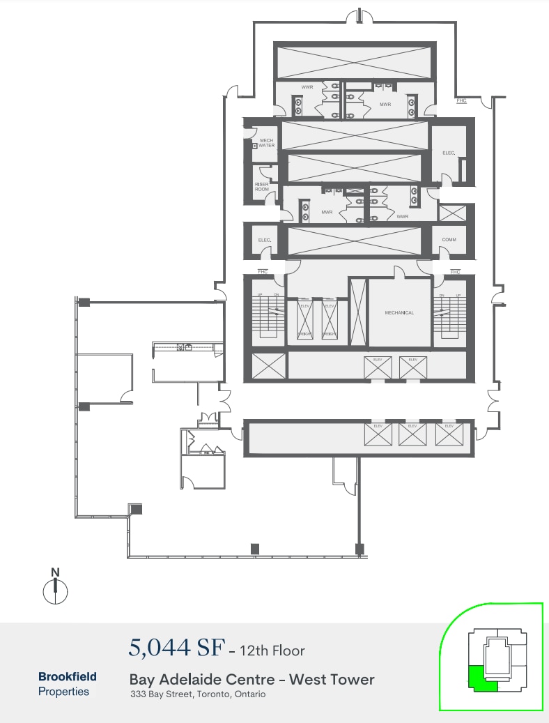 333 Bay St, Toronto, ON for lease Floor Plan- Image 1 of 1