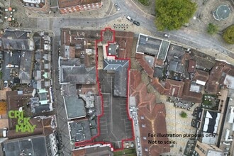 35 Carfax, Horsham, WSX - AÉRIEN  Vue de la carte