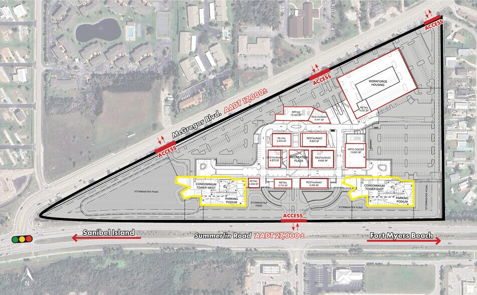 20350 Summerlin Rd, Fort Myers, FL à vendre - Photo du bâtiment - Image 3 de 19