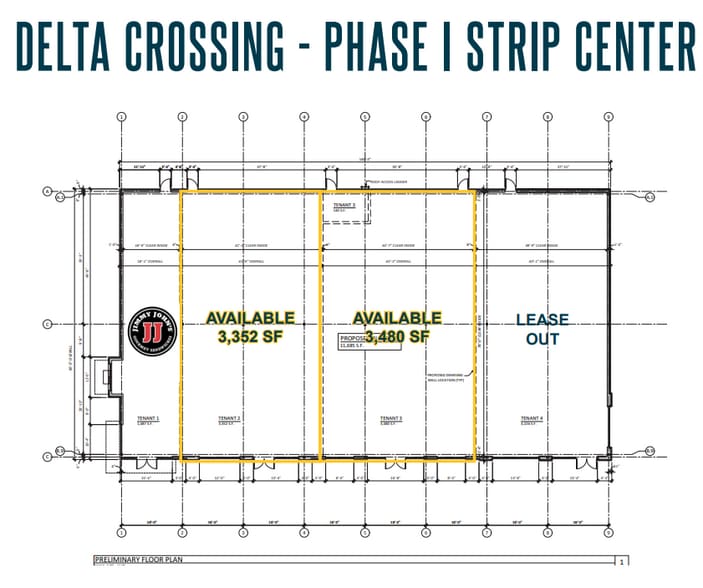 Delta Crossing- Phase I, Lansing, MI à louer - Plan d’étage - Image 2 de 2