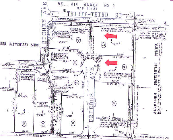 2341 S Friebus Ave, Tucson, AZ à louer - Plan cadastral - Image 2 de 6