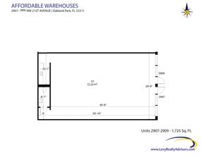 1900-2261 NW 29th St, Oakland Park, FL for lease Floor Plan- Image 2 of 2