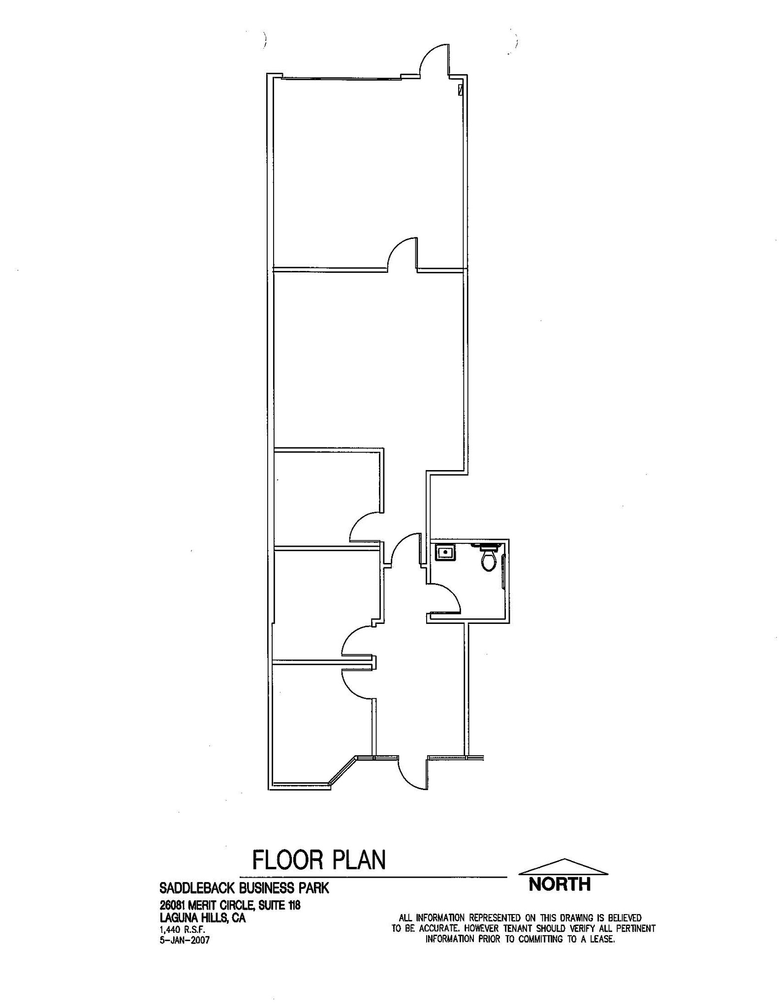 26941 Cabot Rd, Laguna Hills, CA à louer Plan d  tage- Image 1 de 3