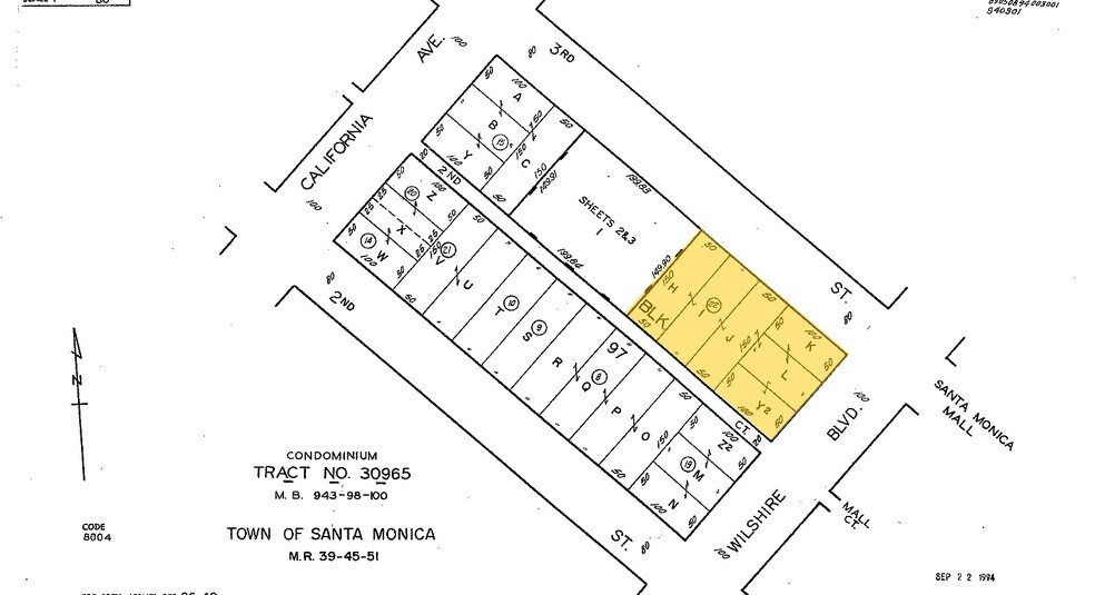 233 Wilshire Blvd, Santa Monica, CA à louer - Plan cadastral - Image 2 de 26