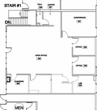 150 N Hill Dr, Brisbane, CA à louer Plan d’étage- Image 1 de 1