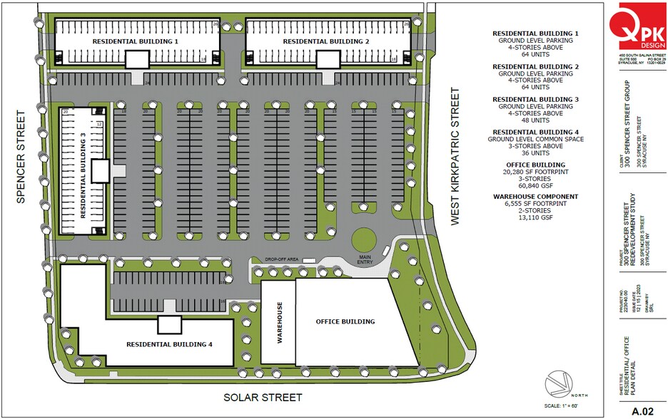 300 Spencer St, Syracuse, NY à vendre - Plan de site - Image 3 de 13