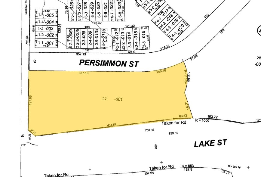 1744-1788 Lake St, Hanover Park, IL for lease - Plat Map - Image 3 of 10