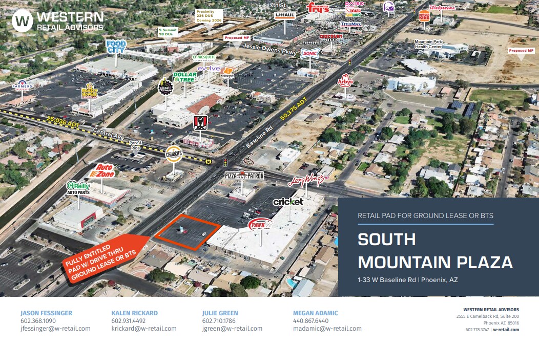 SWC Central Avenue & Baseline Rd, Phoenix, AZ for lease Primary Photo- Image 1 of 4