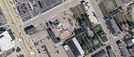 42-62 Piquette St, Detroit, MI - Aerial  map view