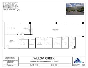 669 Airport Fwy, Hurst, TX for lease Floor Plan- Image 1 of 1