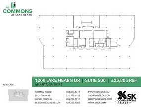 1150 Lake Hearn Dr NE, Atlanta, GA à louer Plan de site- Image 1 de 1