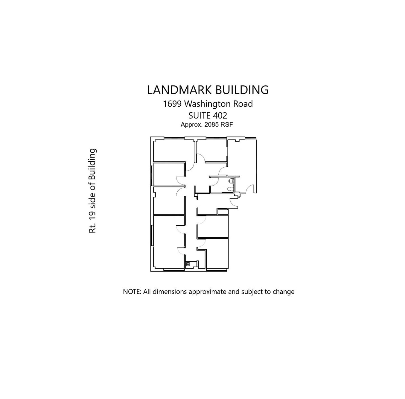 1699 Washington Rd, Pittsburgh, PA à louer Photo intérieure- Image 1 de 1