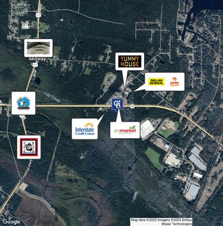 Plus de détails pour 1.4 AC East Oglethorpe Highway, Midway, GA - Terrain à vendre