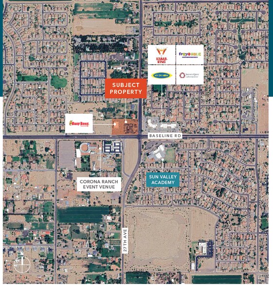 2700 W Baseline Road, Phoenix, AZ à vendre - Aérien - Image 2 de 2