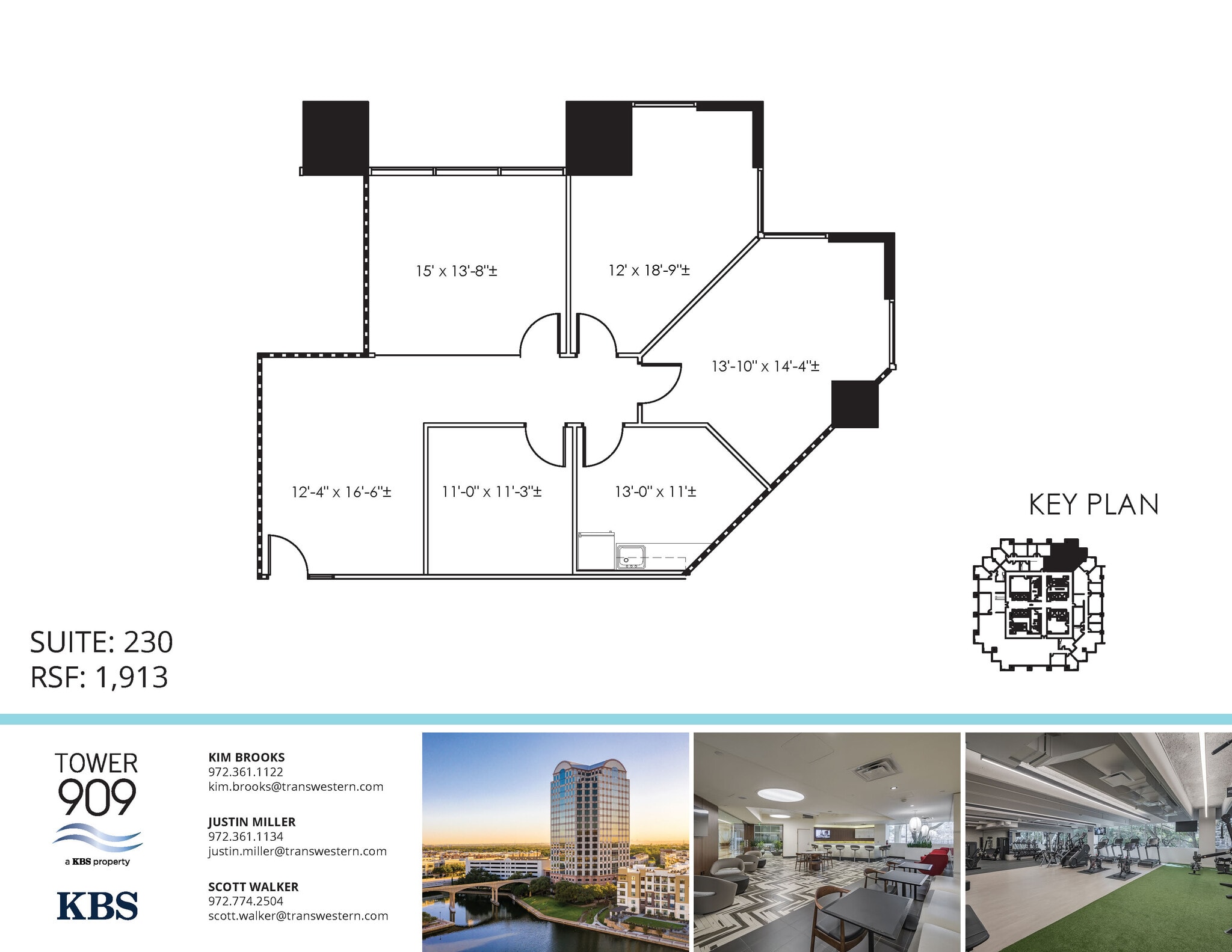 909 Lake Carolyn Pky, Irving, TX à louer Plan d’étage- Image 1 de 1
