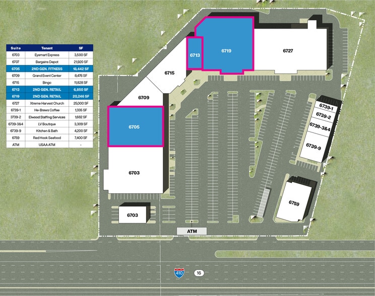 6703-6759 NW Loop 410, San Antonio, TX for lease - Building Photo - Image 2 of 7