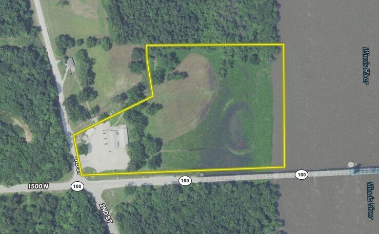 104 N Florence Rd, Pittsfield, IL à vendre - Aérien - Image 3 de 4