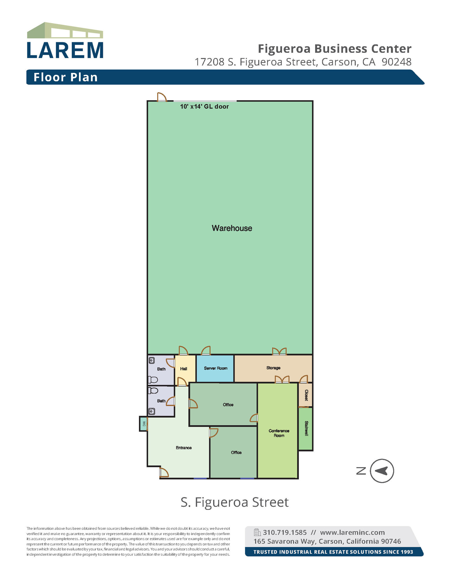 17202-17234 S Figueroa St, Gardena, CA for lease Floor Plan- Image 1 of 2