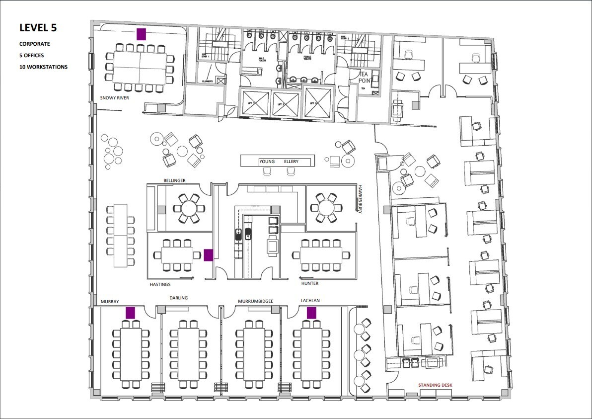 20 Berry St, North Sydney à louer Plan d’étage- Image 1 de 1