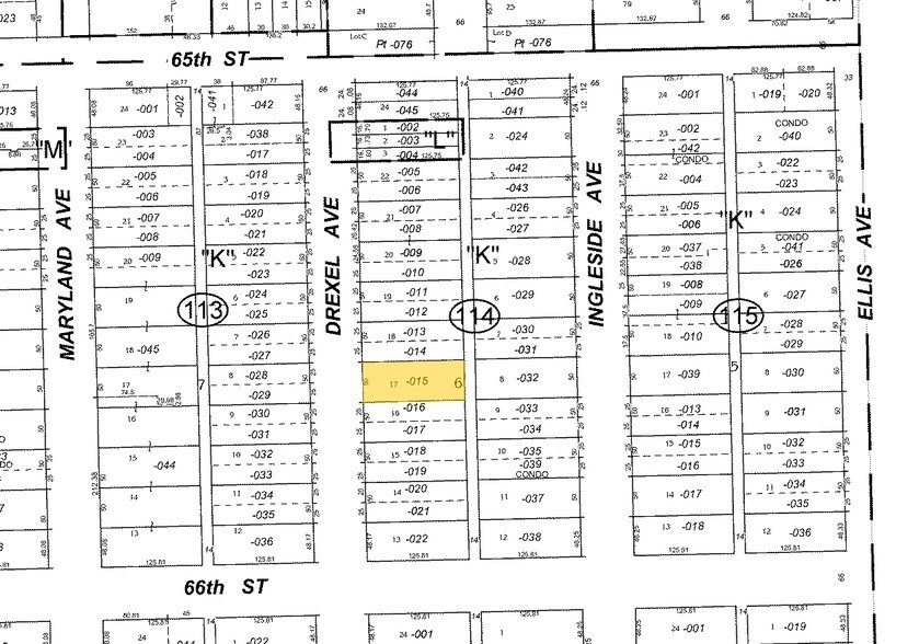 6537 S Drexel Ave, Chicago, IL à vendre - Plan cadastral - Image 2 de 12