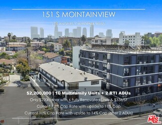 Plus de détails pour 151 S Mountain View Ave, Los Angeles, CA - Multi-résidentiel à vendre