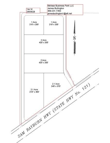 3930 Sam Rayburn Highway, Melissa, TX à vendre - Plan cadastral - Image 1 de 2