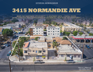 Plus de détails pour 3415 S Normandie Ave, Los Angeles, CA - Multi-résidentiel à vendre