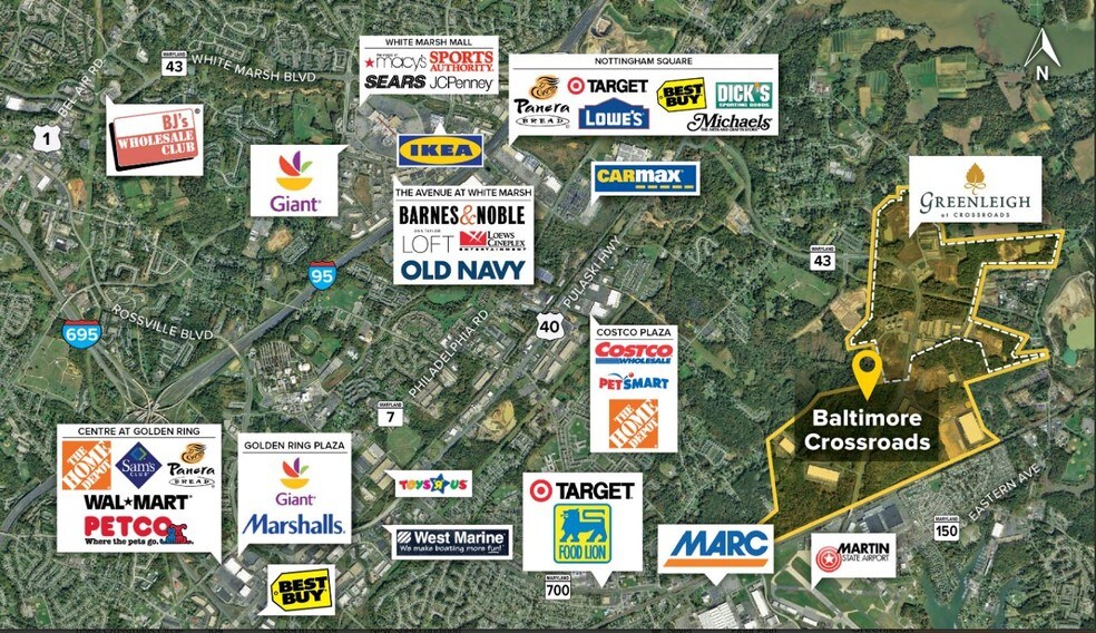 1330 Innovation St, Middle River, MD à louer - Aérien - Image 2 de 8