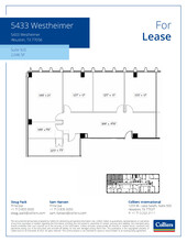 5433 Westheimer Rd, Houston, TX for lease Floor Plan- Image 1 of 1