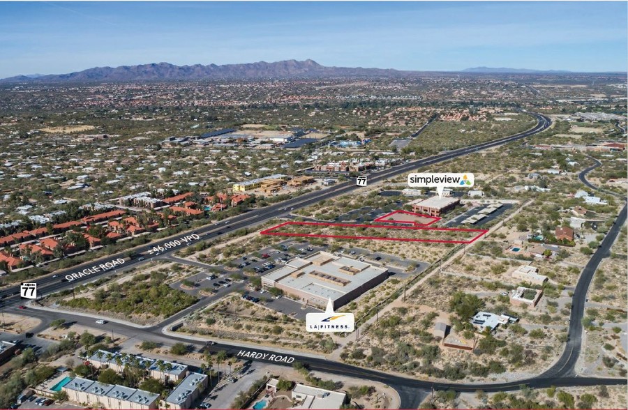 8900-8930 N Oracle Rd, Oro Valley, AZ for lease - Aerial - Image 2 of 4