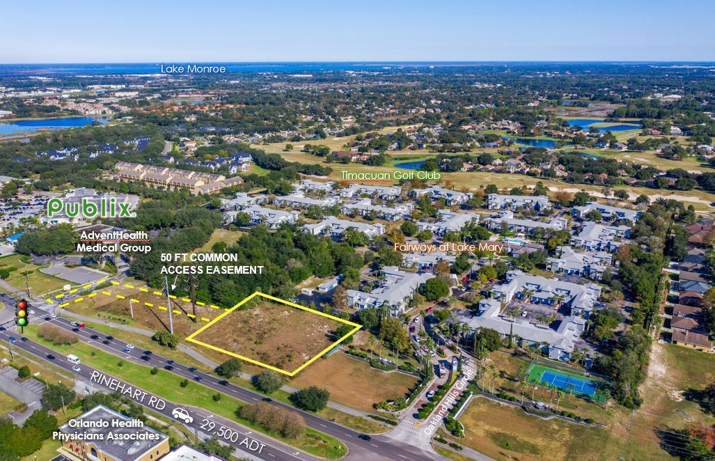 0 Rinehart, Lake Mary, FL for sale Aerial- Image 1 of 1