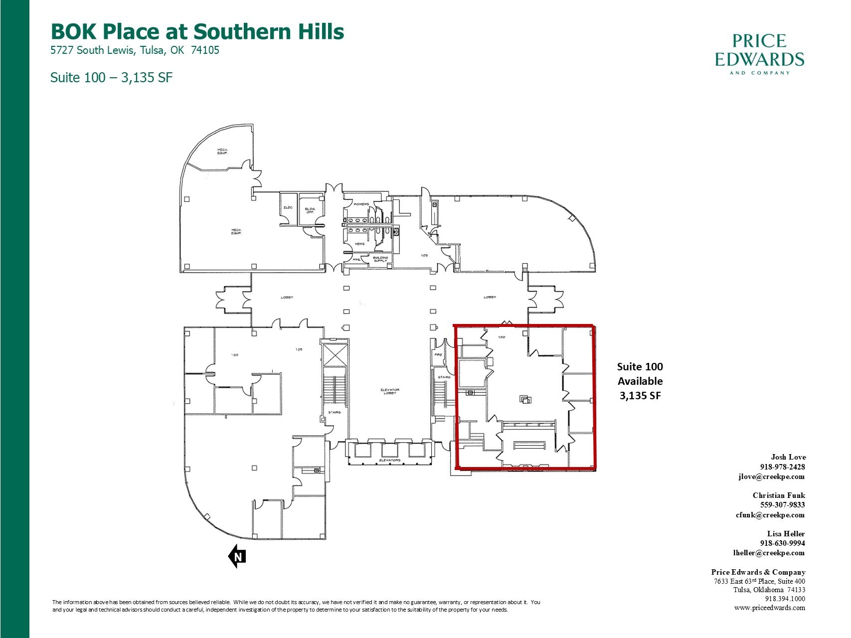 5727 S Lewis Ave, Tulsa, OK à louer Plan d’étage- Image 1 de 1