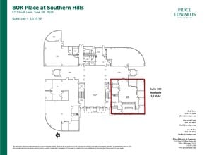 5727 S Lewis Ave, Tulsa, OK à louer Plan d’étage- Image 1 de 1