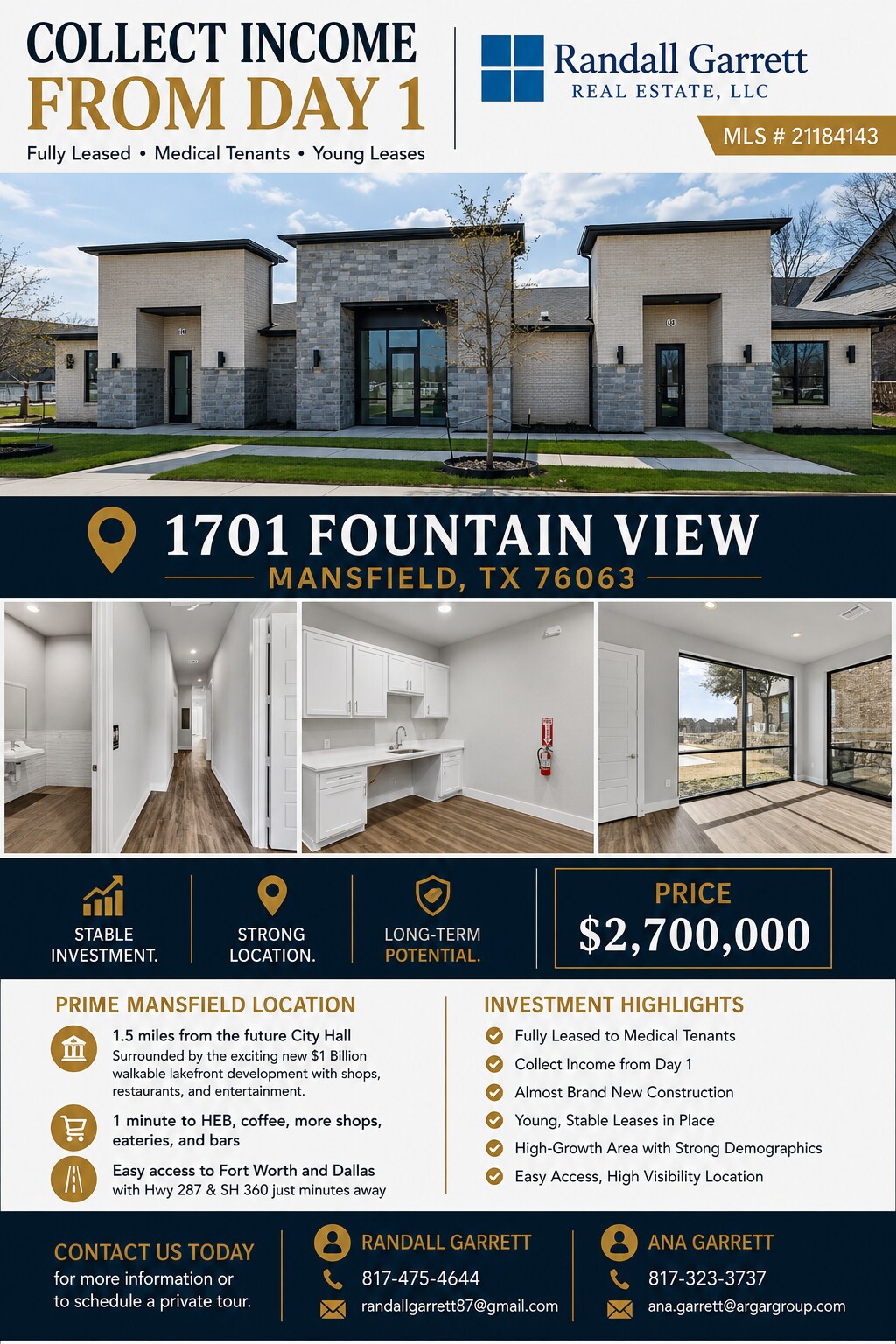 1701 Fountainview Dr, Mansfield, TX à vendre Photo du bâtiment- Image 1 de 25
